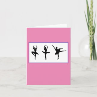 Dance Teacher Thank You Card