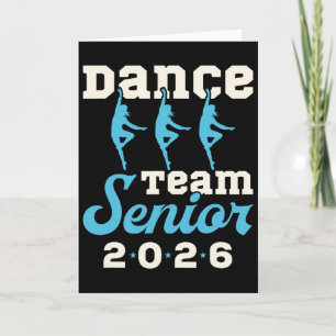 Dance Team Senior 2026 Senior Night Graduation Gra Card