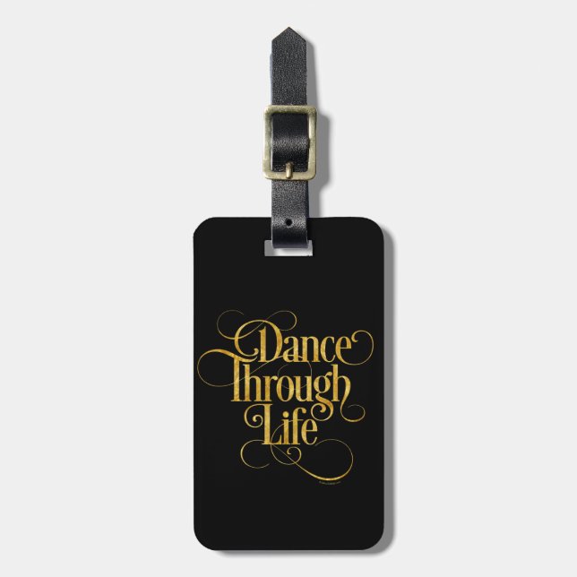 Dance Through Life Luggage Tag (Front Vertical)