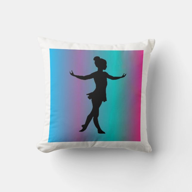 Dance throw pillow. pillow (Front)