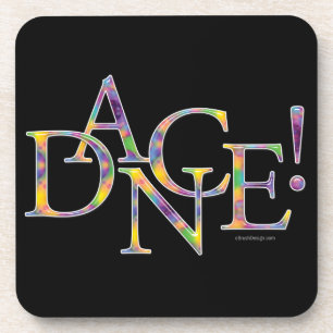 Dance! (Tie-Dye) Coaster
