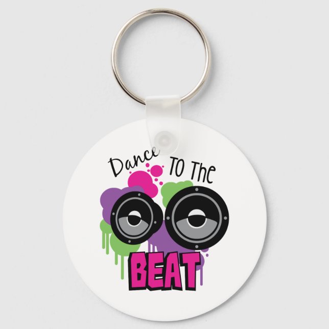 Dance To The Beat Keychain (Front)