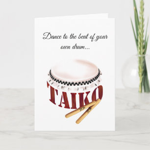Dance to the beat of your own drum card