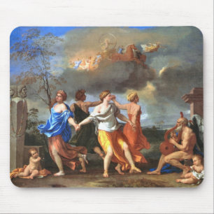 Dance to the Music of Time (by Nicholas Poussin) Mouse Pad