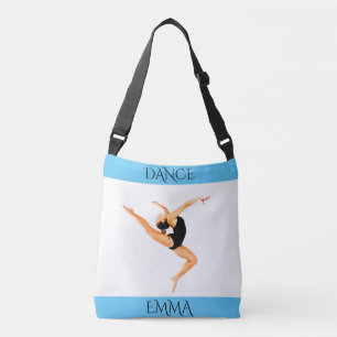 Dance tote, personalized name. crossbody bag