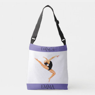 Dance tote, personalized name. Double sided. Crossbody Bag