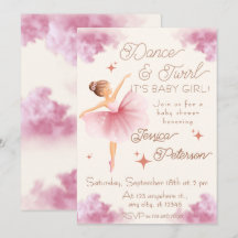 Dance & Twirl Ballerina Baby Shower