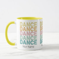 Dance Vintage Lettering For Retro Disco House
