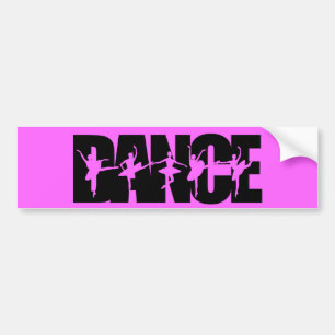 Dance With Dancers Colours Bumper Sticker