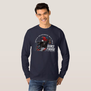 Dance with Horse (Dark mode) Men Long Sleeve T-Shirt