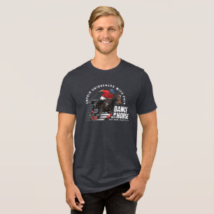 Dance with Horse (Dark mode)   Men Tri-Blend Shirt