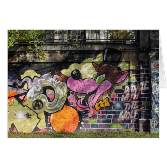 Dance With The Wolf Graffiti (Front Horizontal)