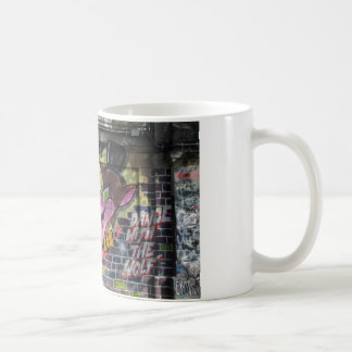 Dance With The Wolf Graffiti Coffee Mug