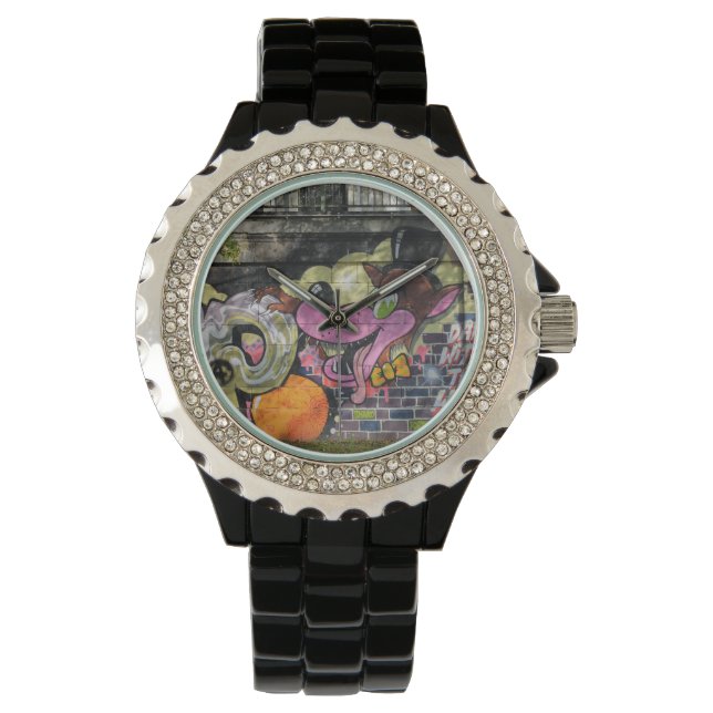 Dance With The Wolf Graffiti Watch (Front)