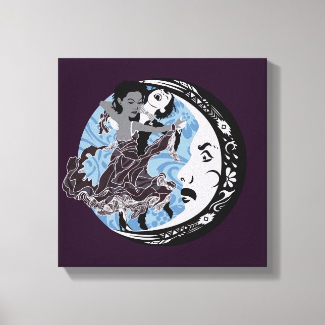 dance with your darkness canvas print (Front)