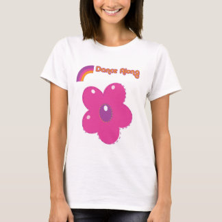 dancealong_front_ladies_flower5 T-Shirt