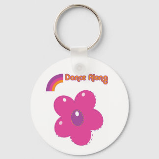 dancealong_key_chain_flower keychain