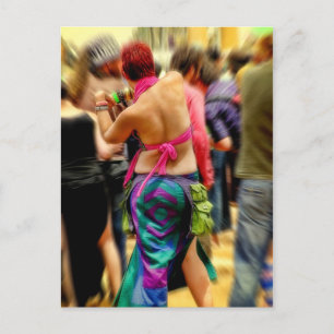 Dancefloor Glimpses Postcard
