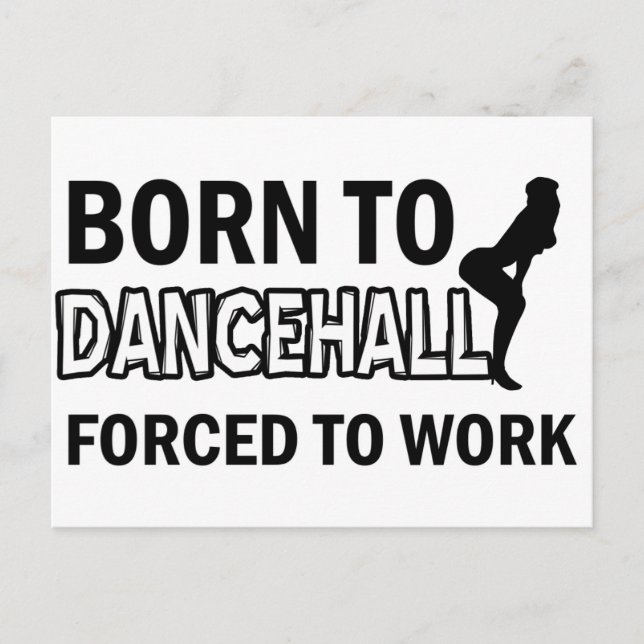 Dancehall designs postcard (Front)