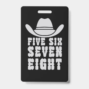 Danceline Five Six Seven Eight Badge