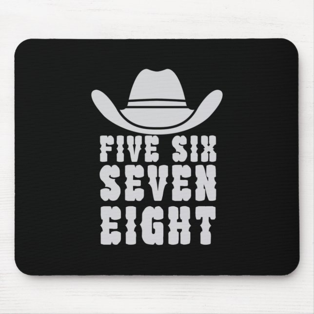 Danceline Five Six Seven Eight Mouse Pad (Front)