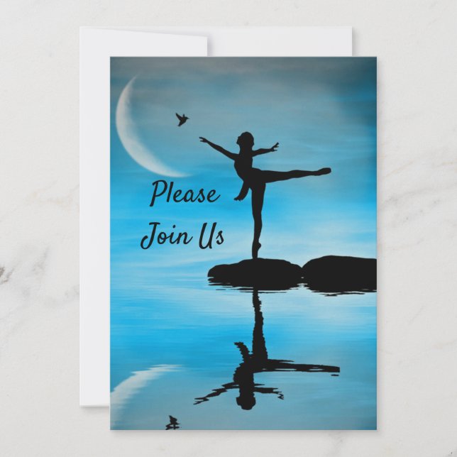 Dancer 3 Graduation Invitation (Front)