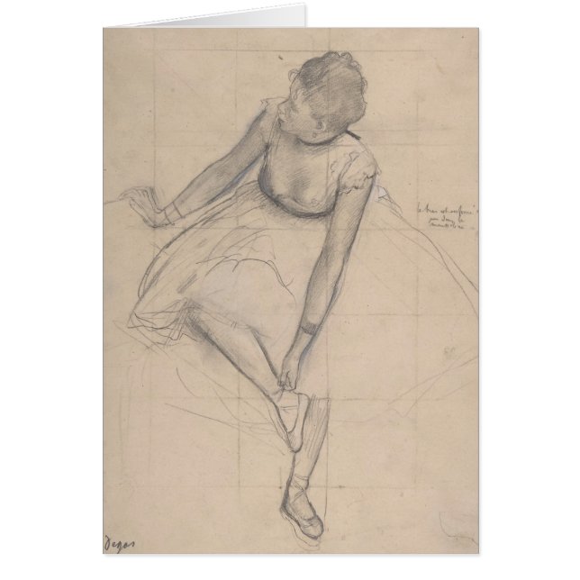 Dancer Adjusting Her Slipper (Front)