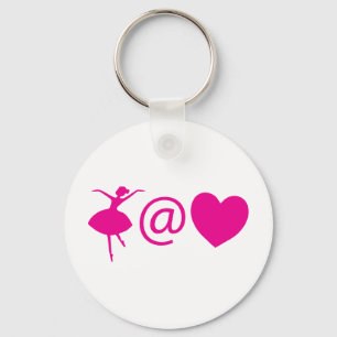 Dancer At Heart Keychain