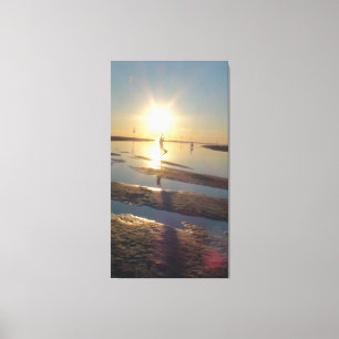 Dancer at the Menemsha Beach in Martha's Vineyard Canvas Print