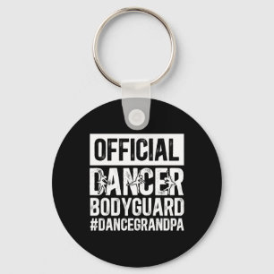 Dancer Bodyguard Dance Grandpa Of A Dancer Grandfa Keychain