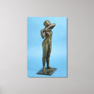 Dancer (bronze) canvas print