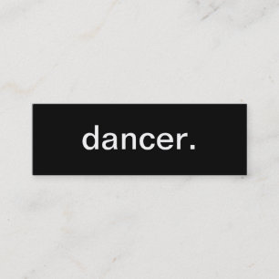 Dancer Business Card