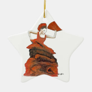 Dancer Ceramic Ornament