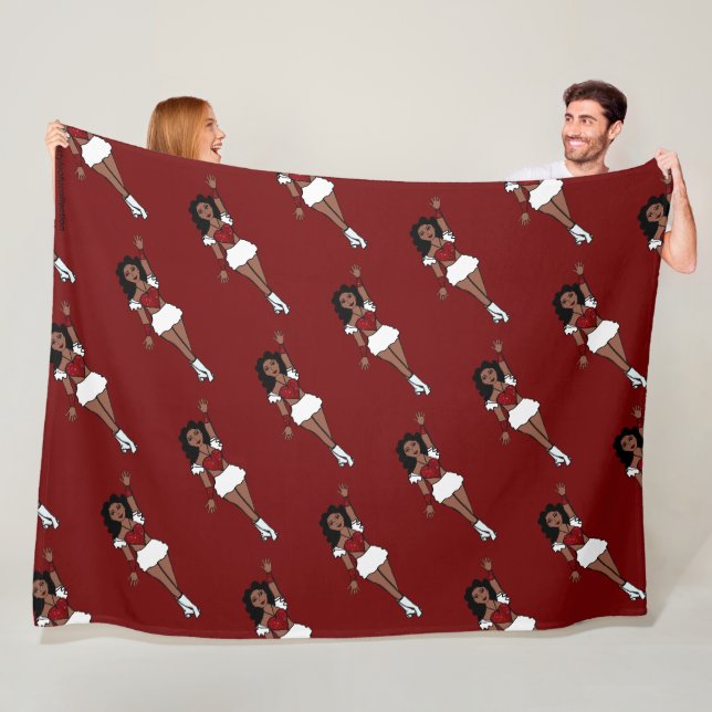 Dancer Fleece Blanket Red Spark (In Situ)
