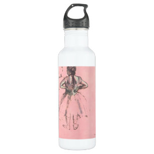 Dancer from Back, Hands on Hips by Edgar Degas 710 Ml Water Bottle