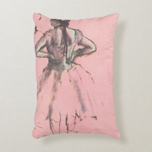 Dancer from Back, Hands on Hips by Edgar Degas Accent Pillow