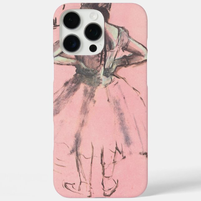 Dancer from Back, Hands on Hips by Edgar Degas Case-Mate iPhone Case (Back)