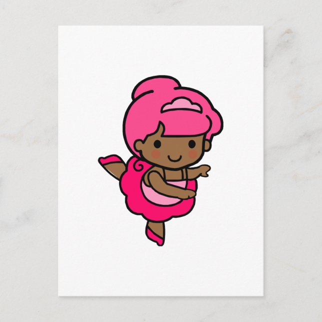 Dancer Girl Postcard (Front)