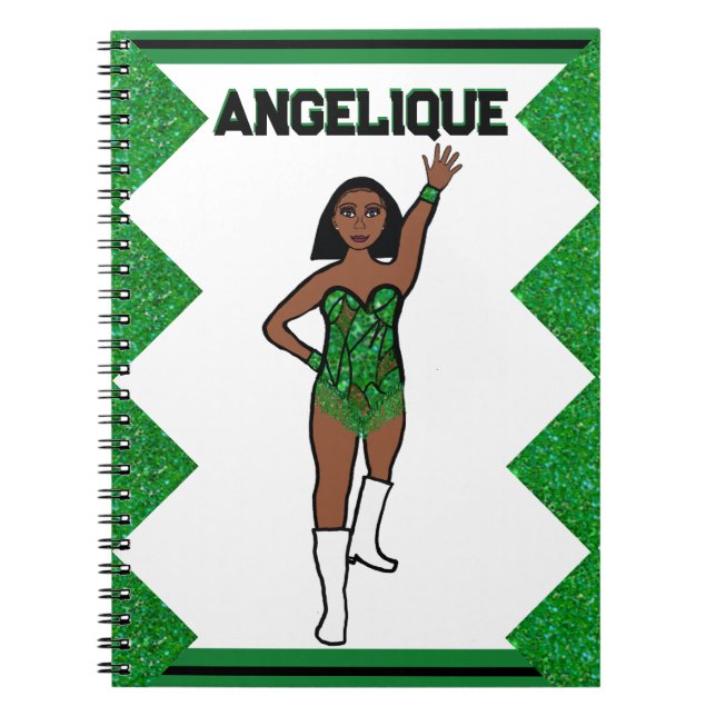 Dancer Green  Fringe Notebook #1 (Front)