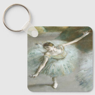 Dancer in Green by Edgar Degas  Keychain