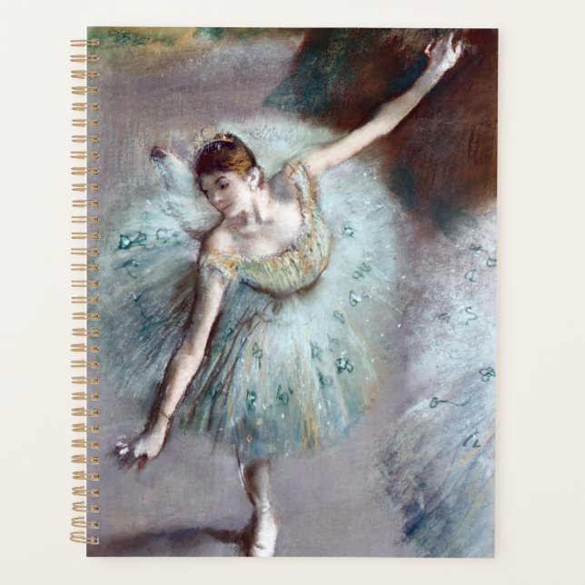 Dancer in Green by Edgar Degas Planner (Front)