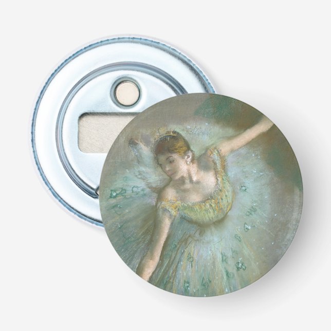 Dancer in Green Edgar Degas Bottle Opener (Front)