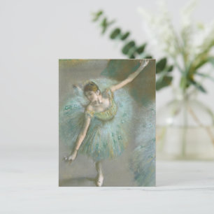 Dancer in Green Edgar Degas Postcard