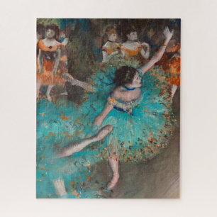 Dancer in Green, Swaying Dancer by Edgar Degas Jigsaw Puzzle