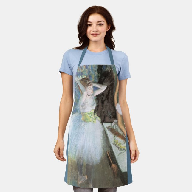 Dancer in Her Dressing Room by Edgar Degas Apron (Worn)