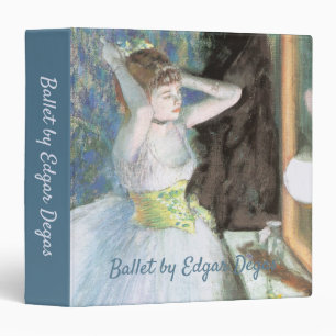 Dancer in Her Dressing Room by Edgar Degas Binder