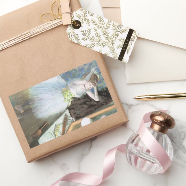 Dancer in Her Dressing Room by Edgar Degas Sticker (Gifting)