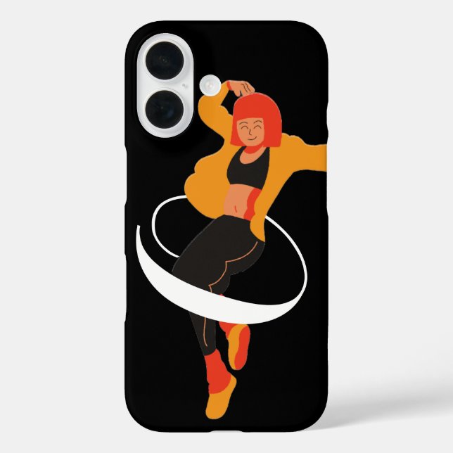 Dancer in Motion Phone Case (Back)