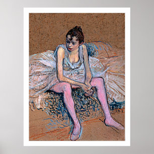 Dancer in Pink Tights Poster
