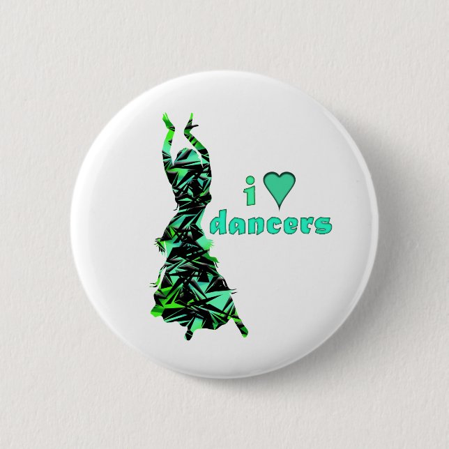 Dancer *Jinx* 2 Inch Round Button (Front)